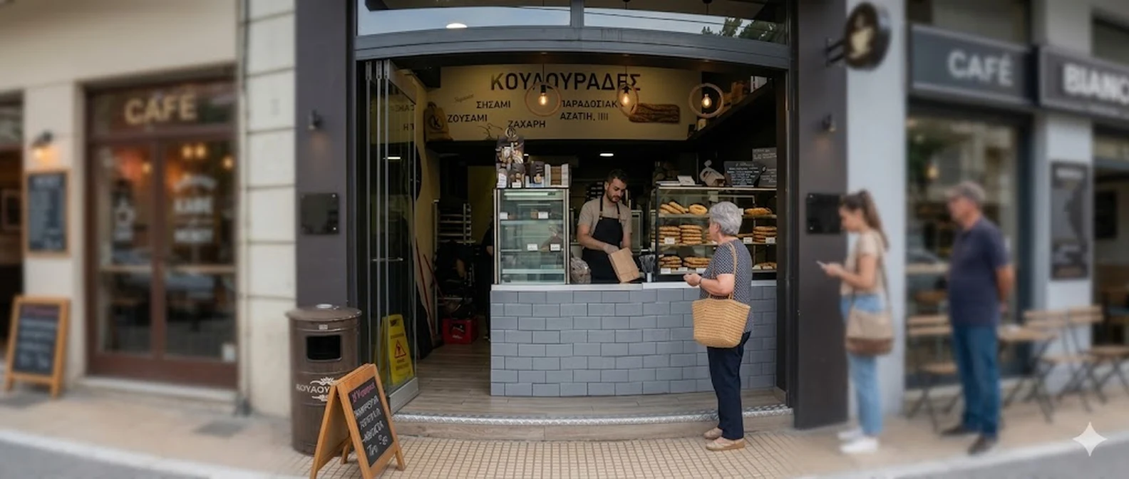Κουλουράδες: γεμιστά κουλούρια σε 20+ γεύσεις, 3 λεπτά από Angels Athens
